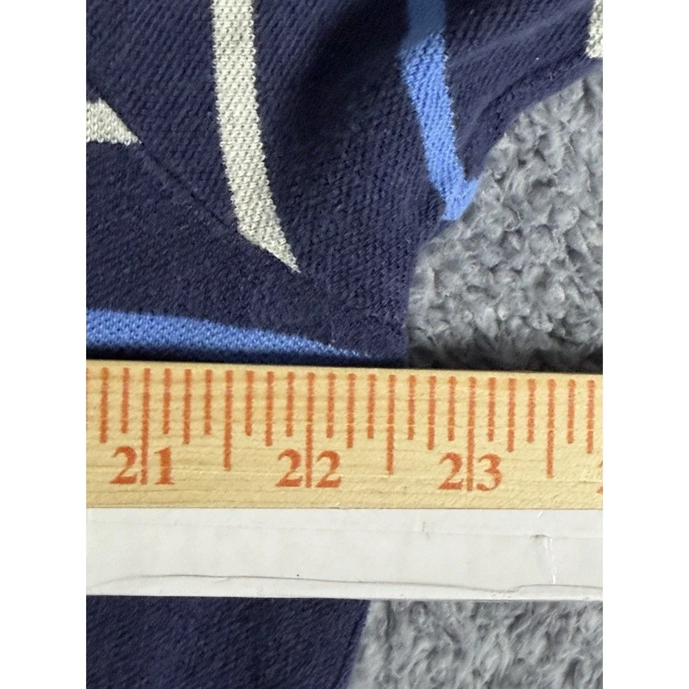 Polo Ralph Lauren Shirt Mens Large Navy Striped Short Sleeve Polo Preppy Y2K VTG